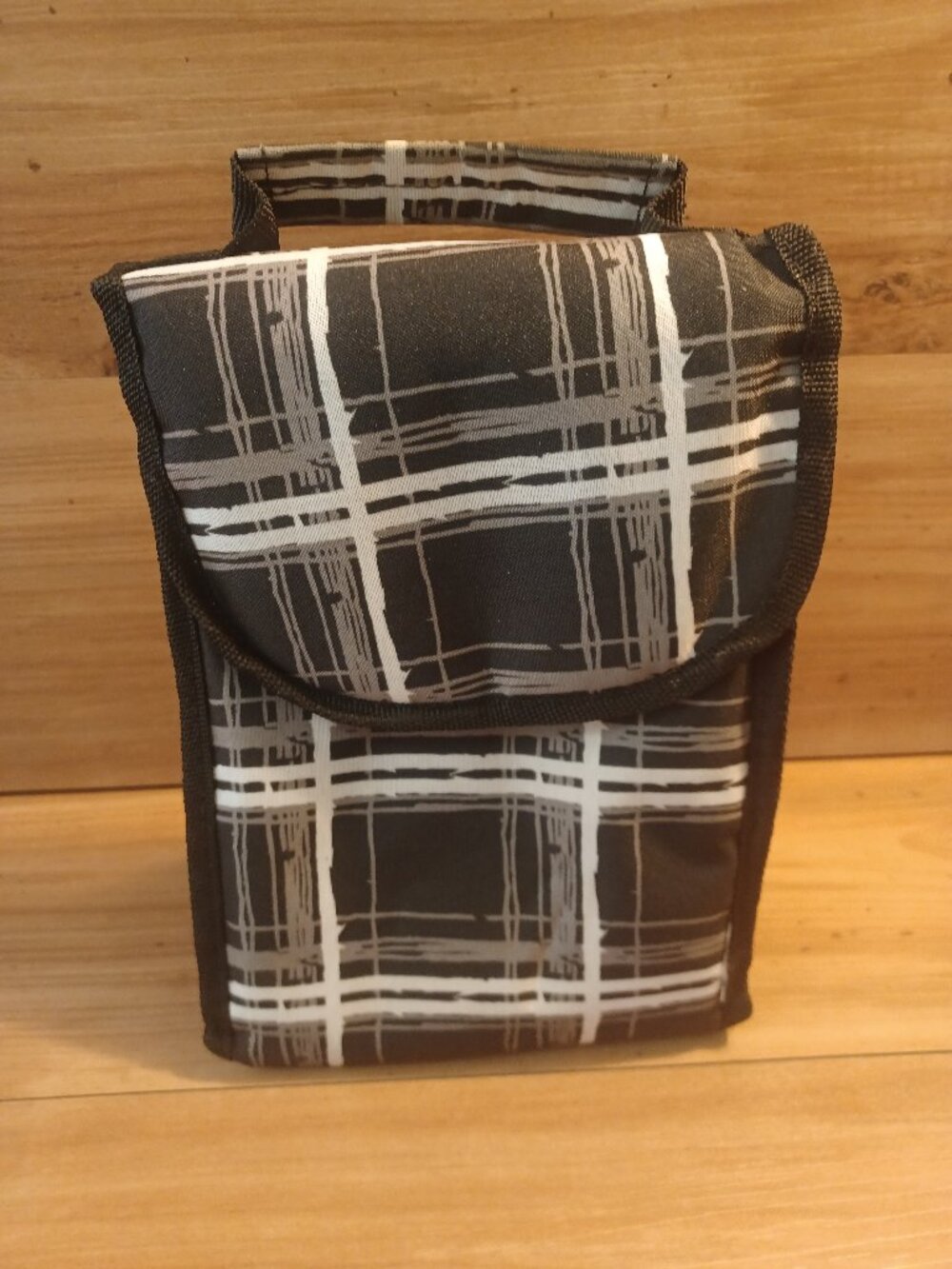 Lunch Bag White & Black